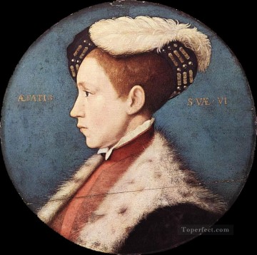  Hans Pintura al %C3%B3leo - Eduardo Príncipe de Gales Renacimiento Hans Holbein el Joven